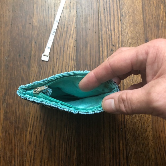 Perfect Pouch Hand Beaded.mini Pouchette - Picture 3 of 3